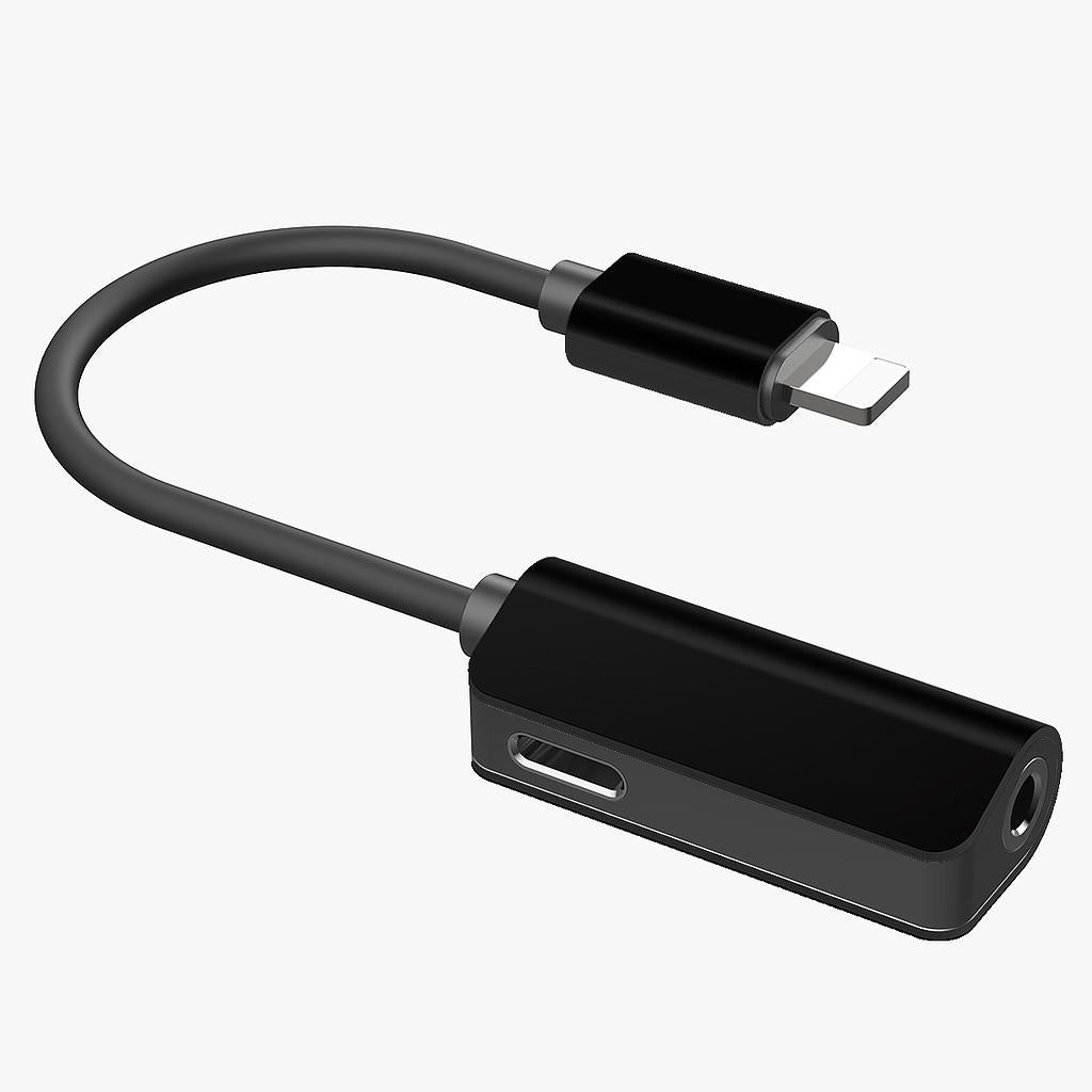 Bazaqo DuoPort L1 Lightning Audio & Charging Adapter</br>Listen Freely. Charge Simultaneously. All in One.